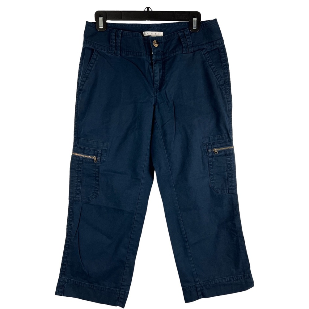 CAbi Navy Cropped Cargo Pants Women’s  Sz: 4